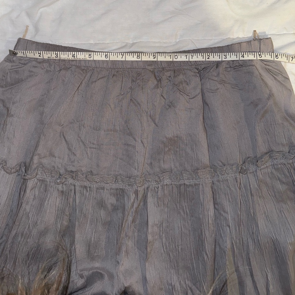 Aritzia Gray Tiered Maxi Skirt - Picture 7 of 7